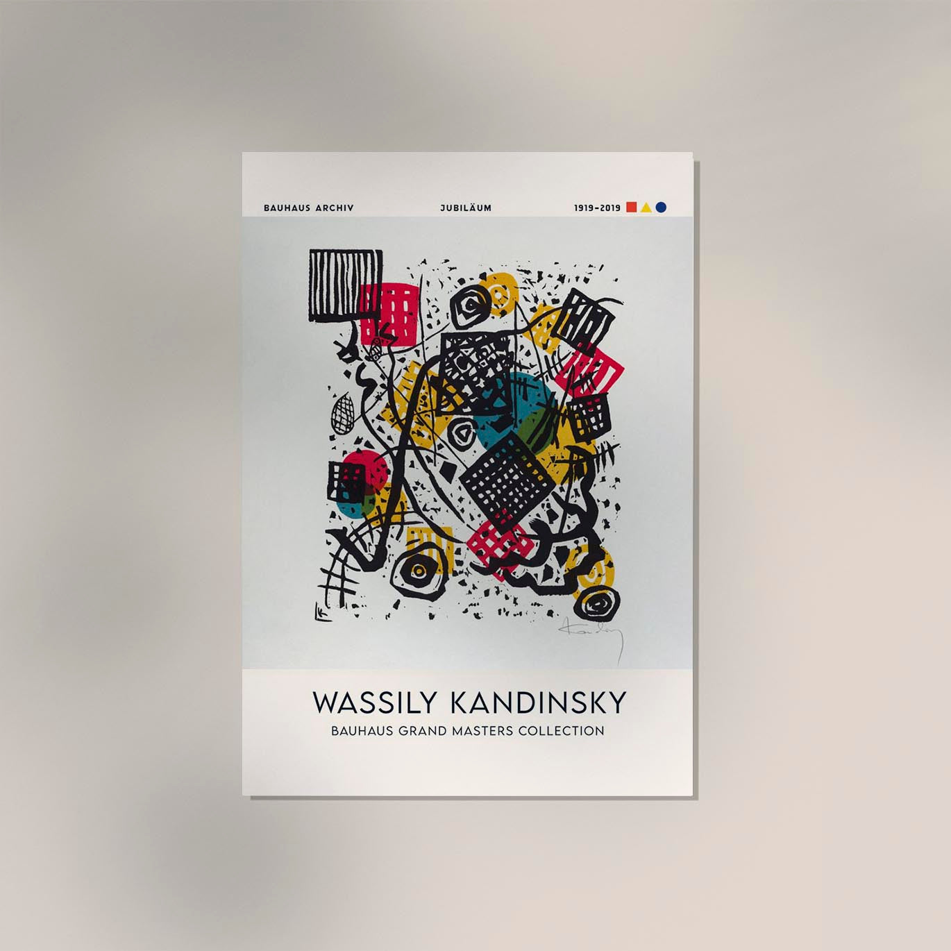 Small Worlds Nr 5 by Wassily Kandinsky Exhibition Poster