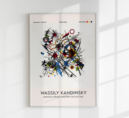 Lithographie fur die Vierte Bauhausmappe 1922 by Wassily Kandinsky Exhibition Poster