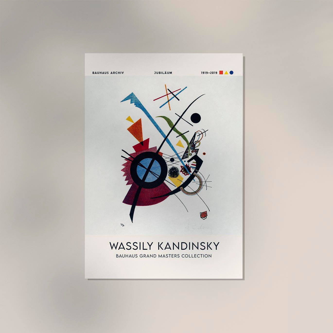 Violet by Wassily Kandinsky Exhibition Poster