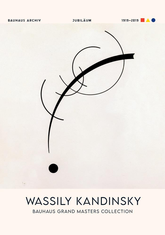 Free Curve by Wassily Kandinsky Exhibition Poster