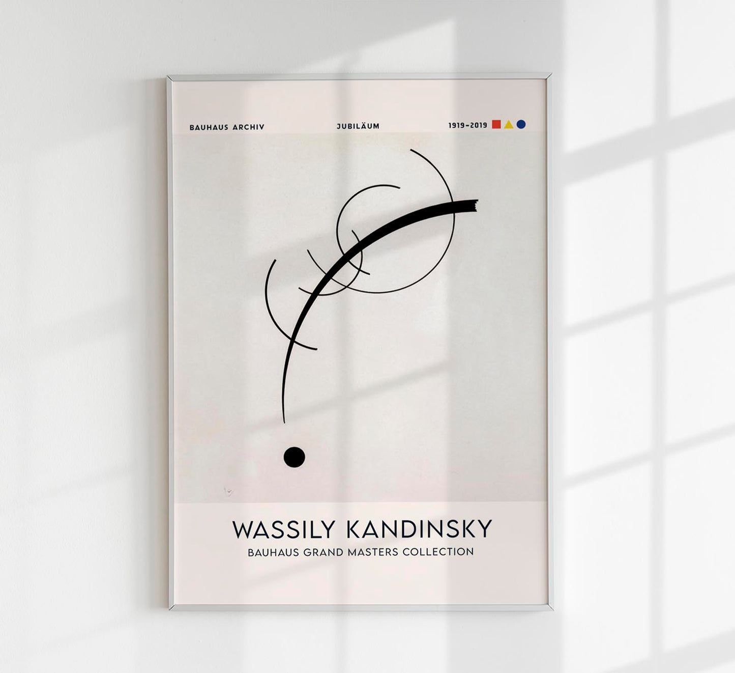 Free Curve by Wassily Kandinsky Exhibition Poster