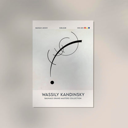 Free Curve by Wassily Kandinsky Exhibition Poster