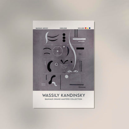 Four Parts by Wassily Kandinsky Exhibition Poster