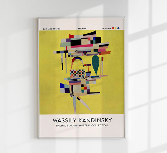 Yellow Painting by Wassily Kandinsky Exhibition Poster