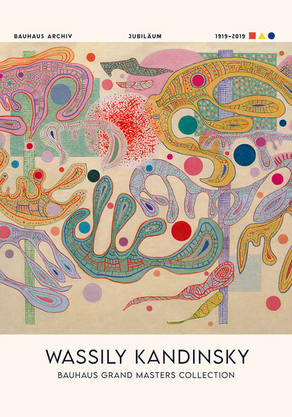 Capricious Form by Wassily Kandinsky Exhibition Poster