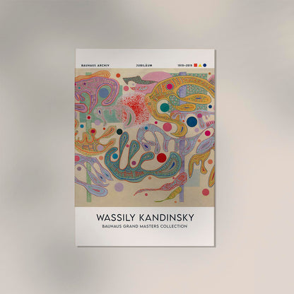 Capricious Form by Wassily Kandinsky Exhibition Poster