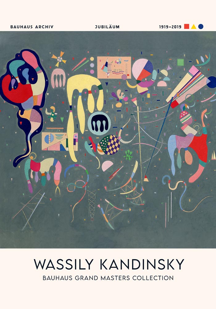 Actions Variees by Wassily Kandinsky Exhibition Poster