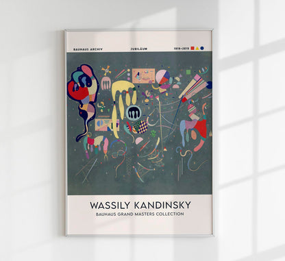 Actions Variees by Wassily Kandinsky Exhibition Poster