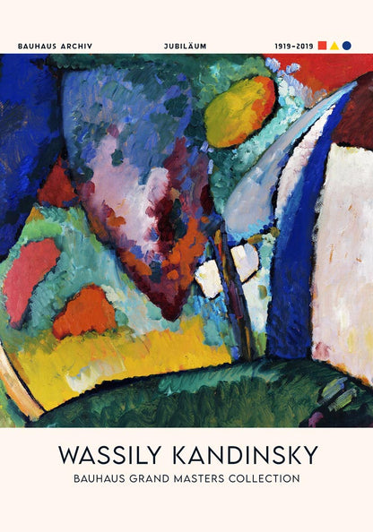 The Waterfall by Wassily Kandinsky Exhibition Poster