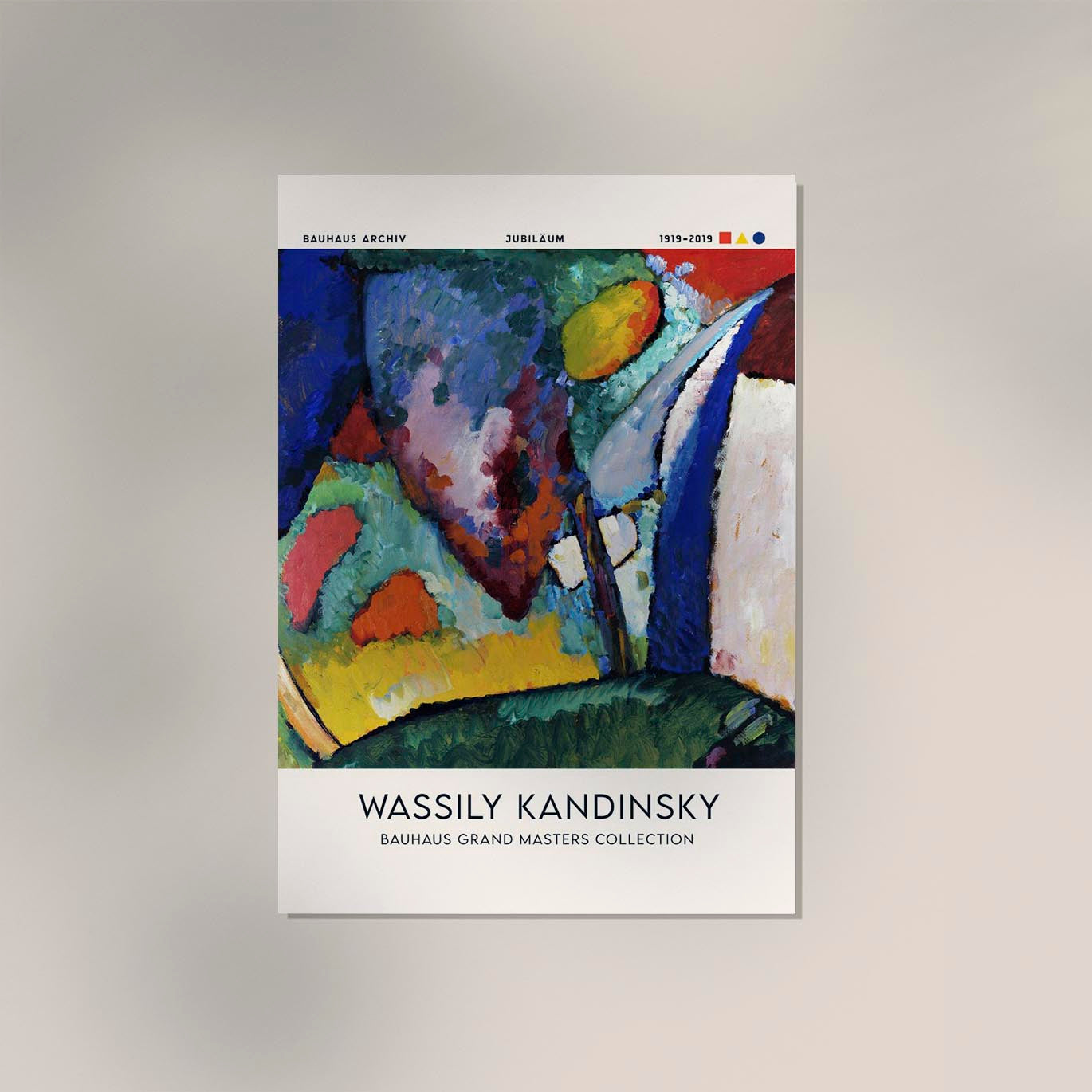 The Waterfall by Wassily Kandinsky Exhibition Poster