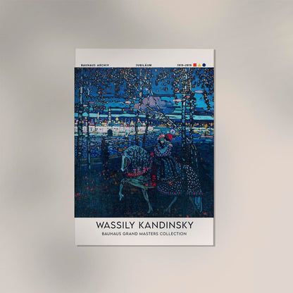 Riding couple (1906) by Wassily Kandinsky Exhibition Poster