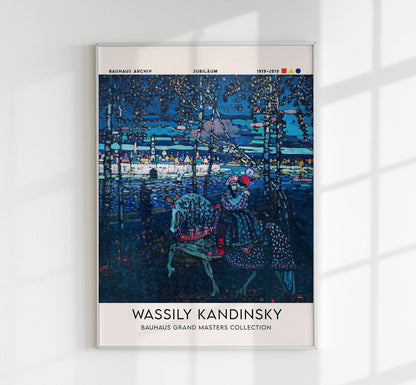 Riding couple (1906) by Wassily Kandinsky Exhibition Poster