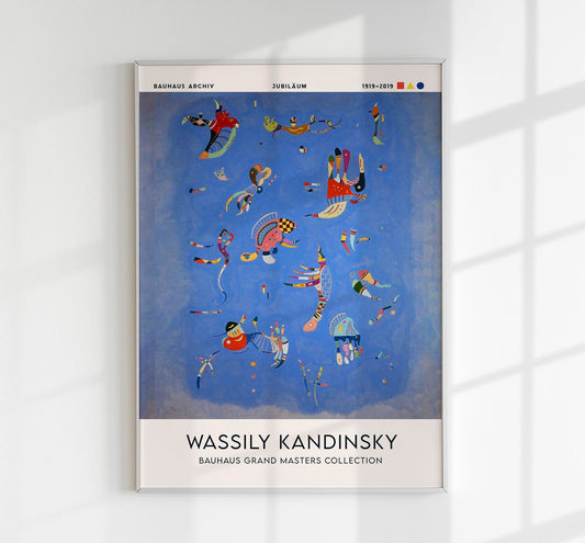 Sky Blue by Wassily Kandinsky Exhibition Poster