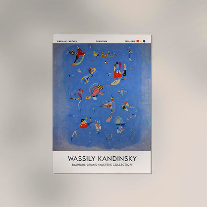 Sky Blue by Wassily Kandinsky Exhibition Poster