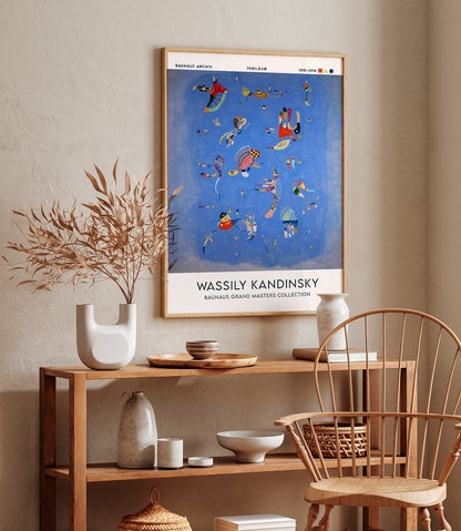 Sky Blue by Wassily Kandinsky Exhibition Poster