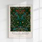 William Morris Tulip Art Exhibition Poster