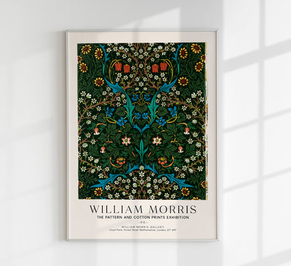 William Morris Tulip Art Exhibition Poster