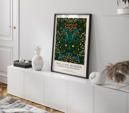 William Morris Tulip Art Exhibition Poster