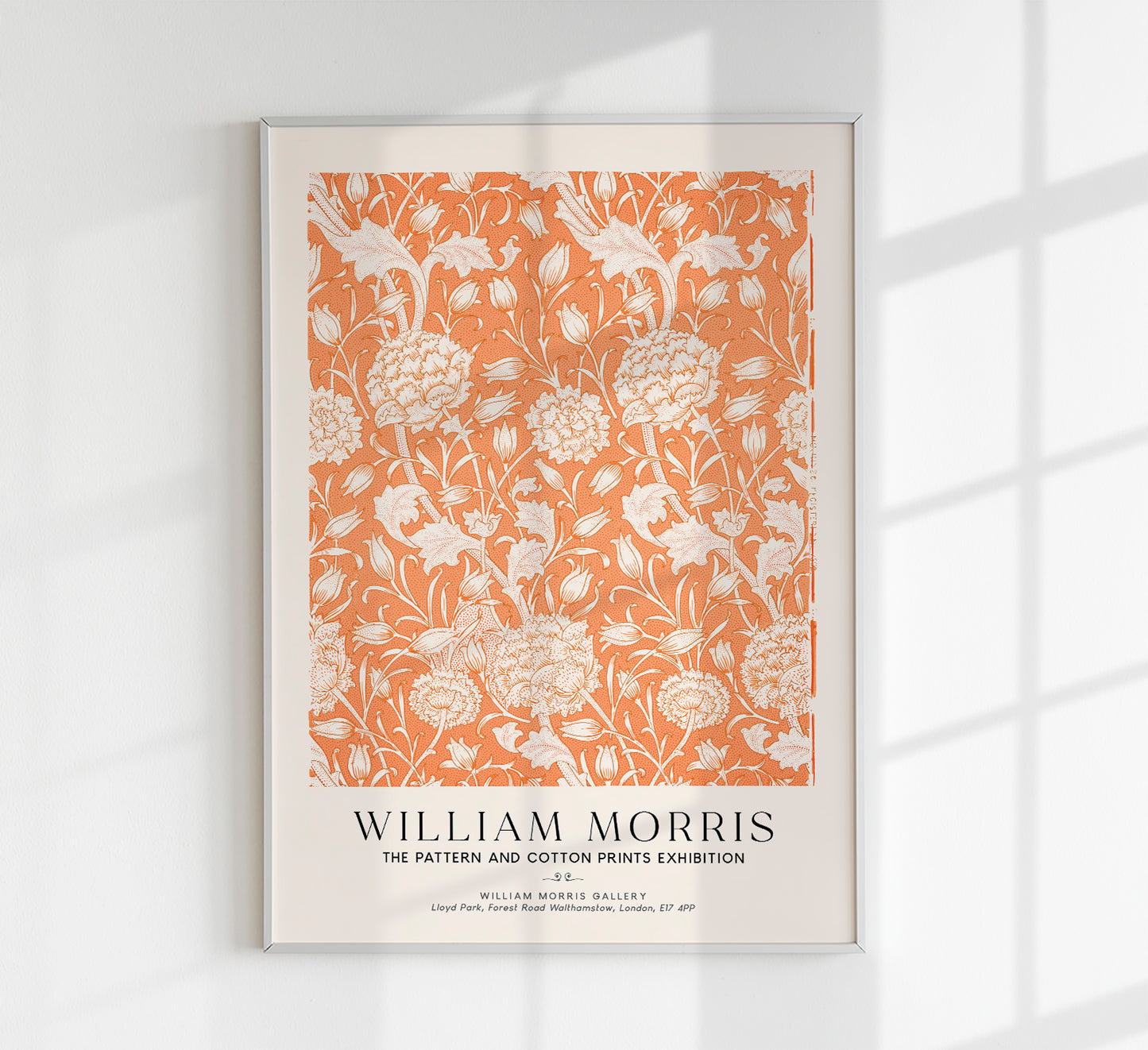 William Morris Wild Tulip Art Exhibition Poster