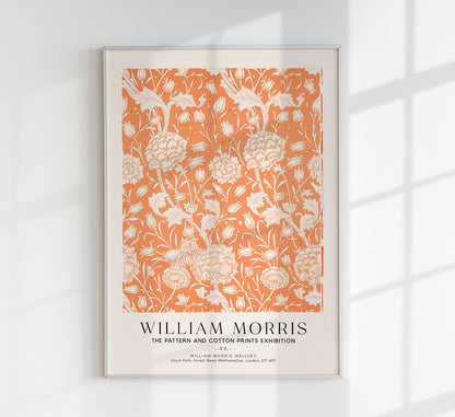 William Morris Wild Tulip Art Exhibition Poster