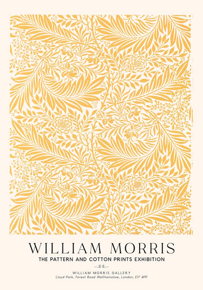 William Morris Larkspur Art Exhibition Poster