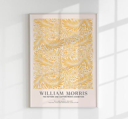 William Morris Larkspur Art Exhibition Poster