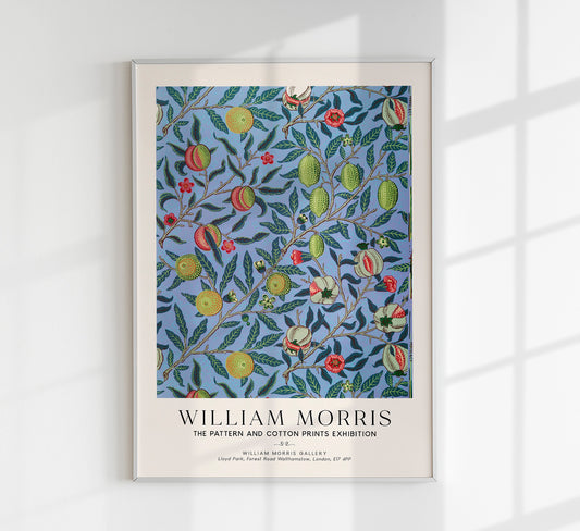 William Morris Pomegranate Art Exhibition Poster