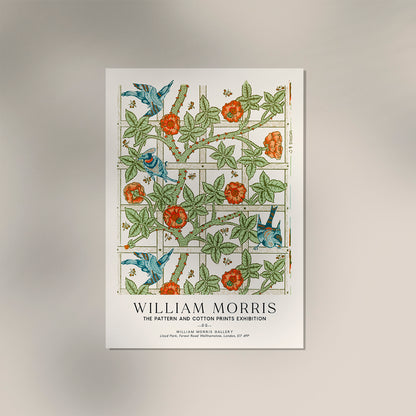 William Morris Trellis Art Exhibition Poster