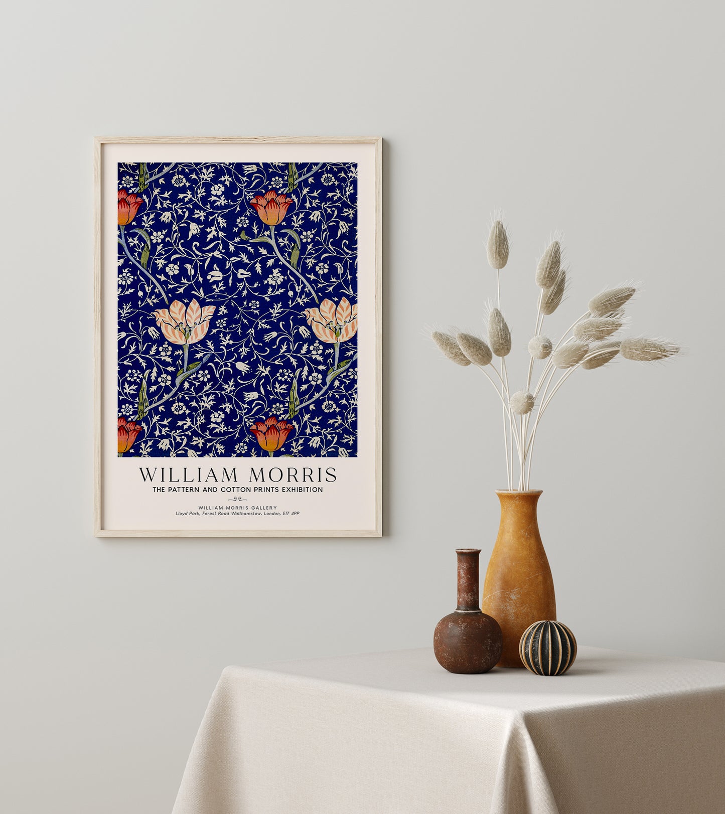 William Morris Medway Pattern Art Exhibition Poster