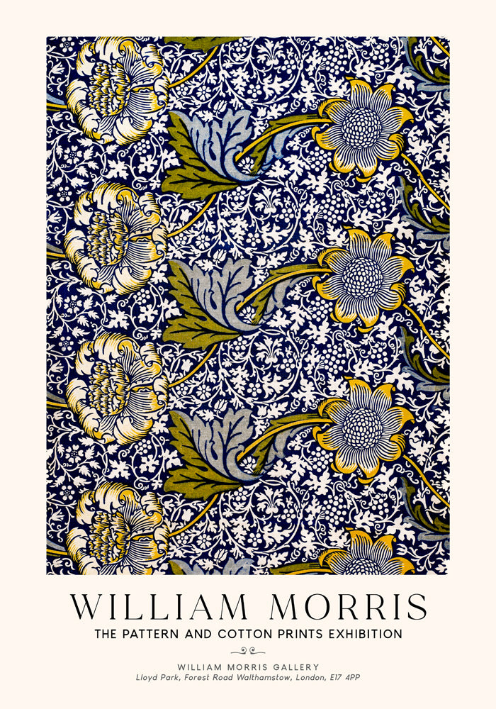 William Morris Kennet Art Exhibition Poster