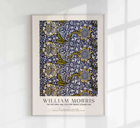 William Morris Kennet Art Exhibition Poster