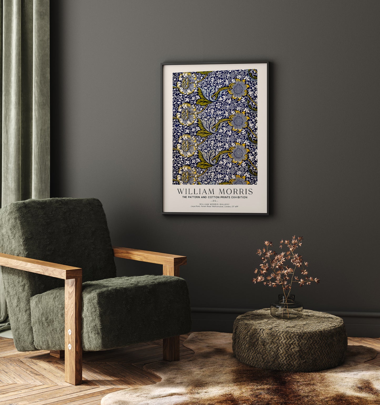 William Morris Kennet Art Exhibition Poster