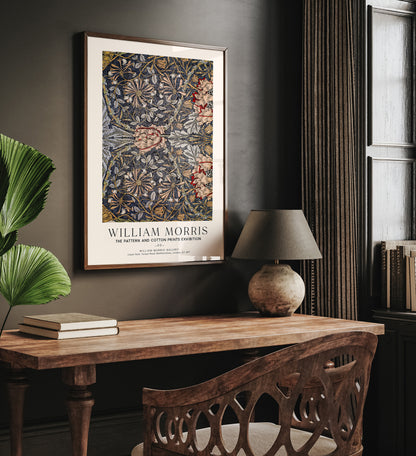 William Morris Honeysuckle Pattern I Art Exhibition Poster