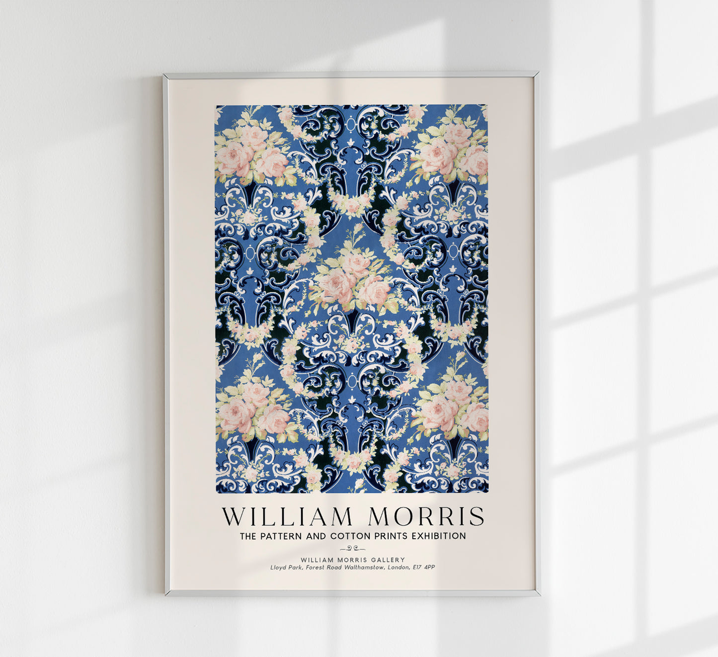 William Morris Floral Bouquets Art Exhibition Poster