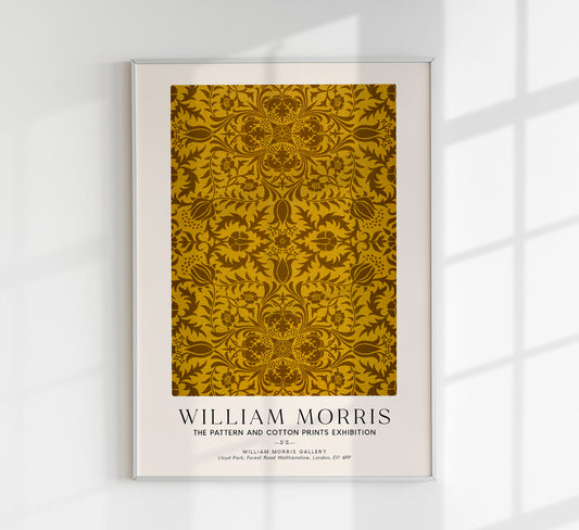 William Morris Vine Pattern II Art Exhibition Poster