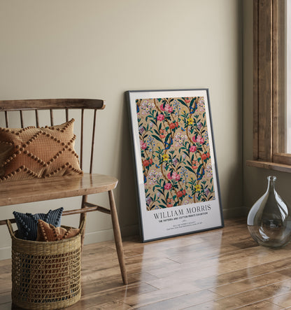 William Morris Birds and Bees Art Exhibition Poster