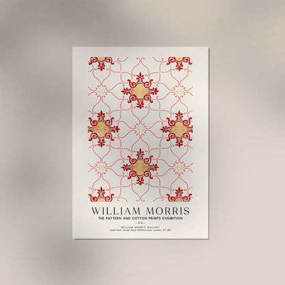 William Morris Vintage Wallpaper Art Exhibition Poster