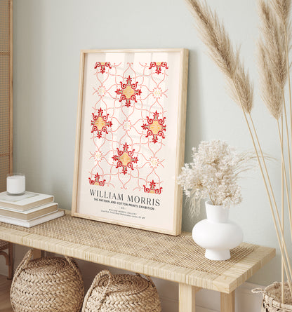 William Morris Vintage Wallpaper Art Exhibition Poster
