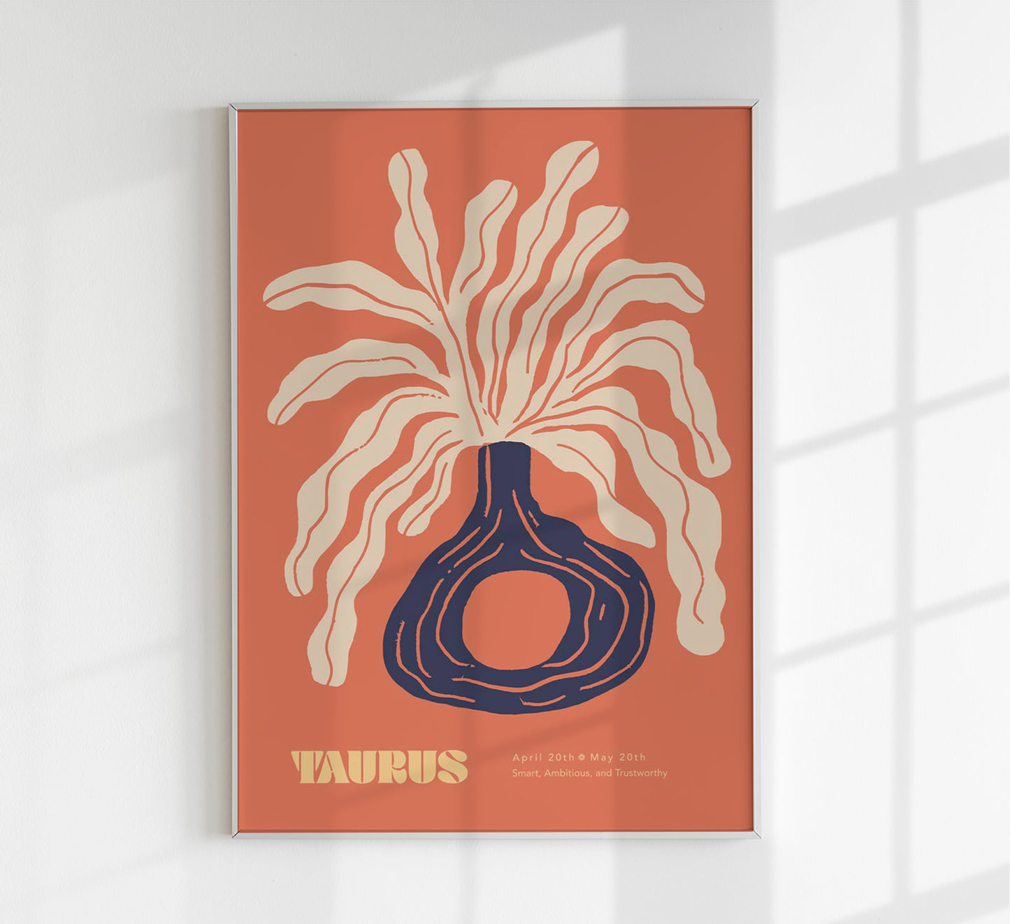 Taurus Zodiac Sign Art Poster