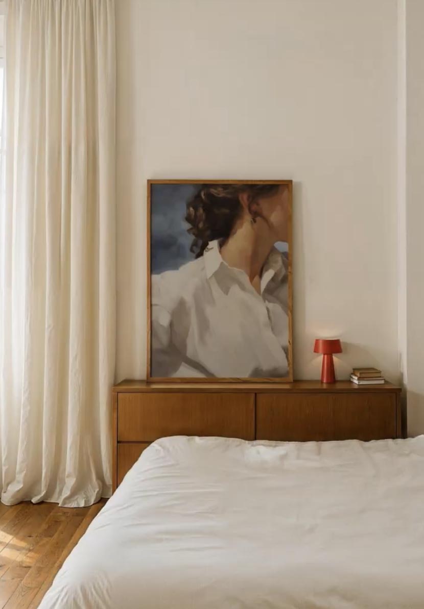 The Curve Between The Neck And Jaw Art Print