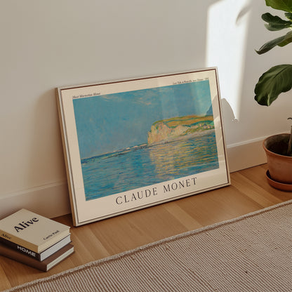 Low Tide at Pourville, near Dieppe by Claude Monet Exhibition Poster
