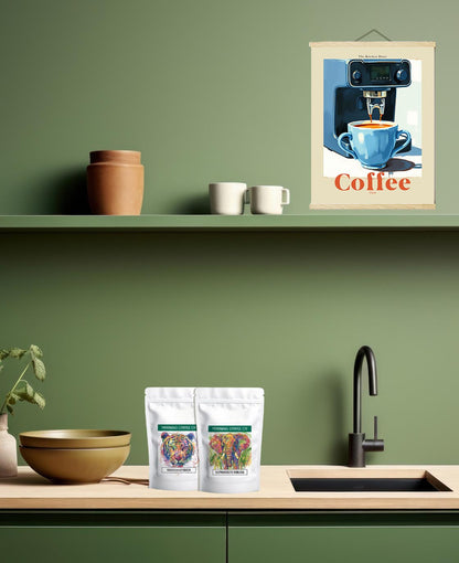 Bilder & Breakfast Gift Set - A3 Canvas Print & Special Coffee by Morning Coffee Co