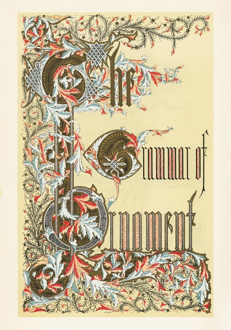 The Grammar of Ornament Art Poster by Owen Jones.