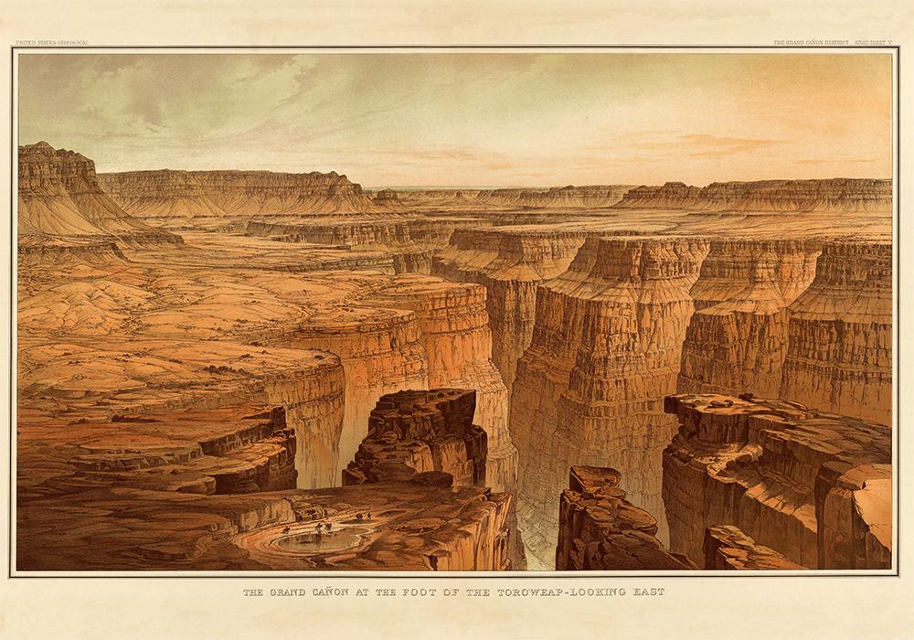The Grand Canyon National Park Poster - Kuriosis Vintage Prints
