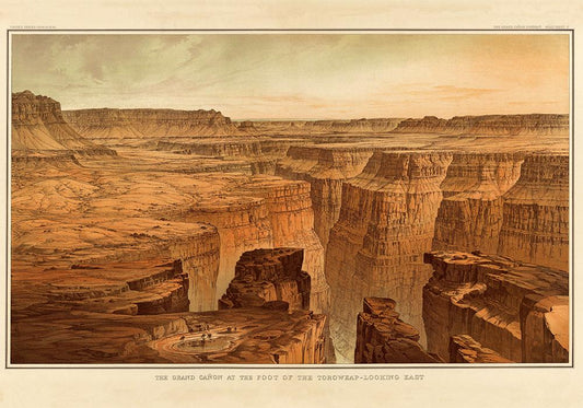 The Grand Canyon National Park Poster - Kuriosis Vintage Prints
