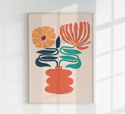 Sunshine flowers with vase