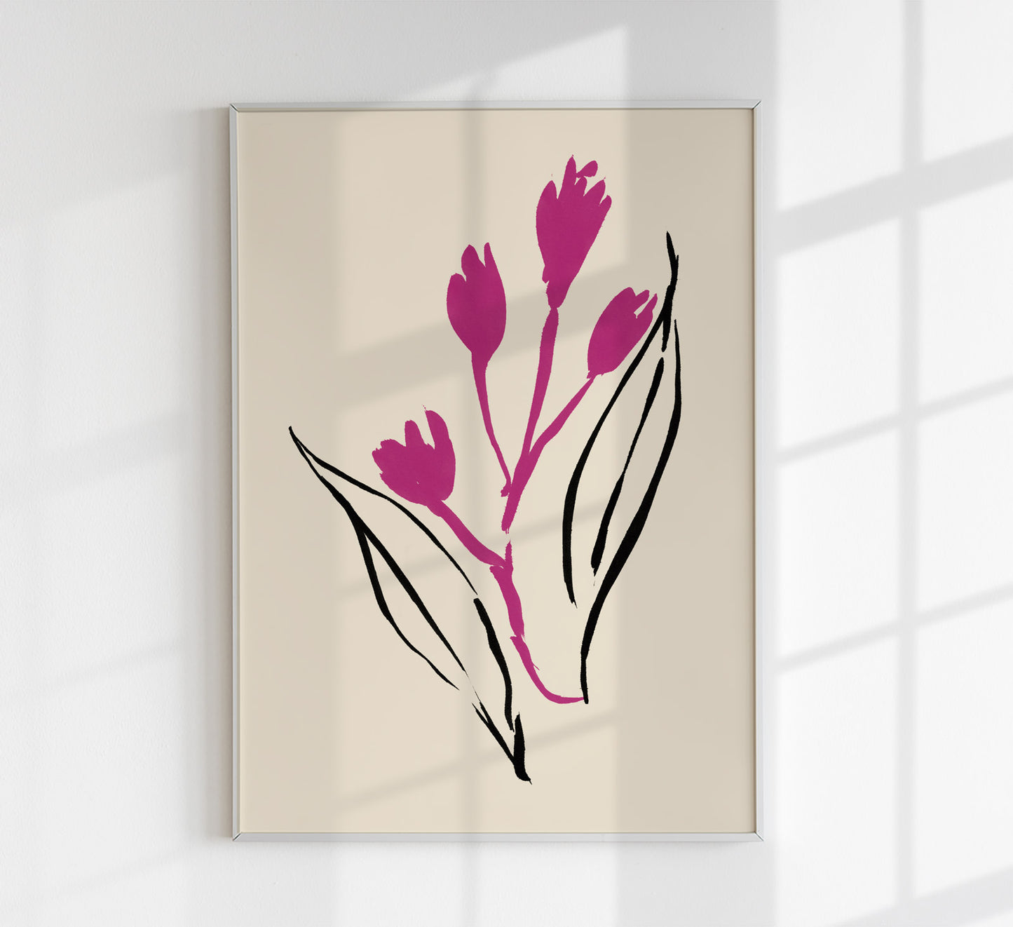 Magenta and Black lines