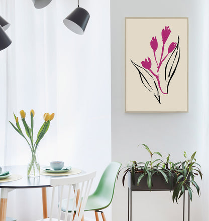Magenta and Black lines