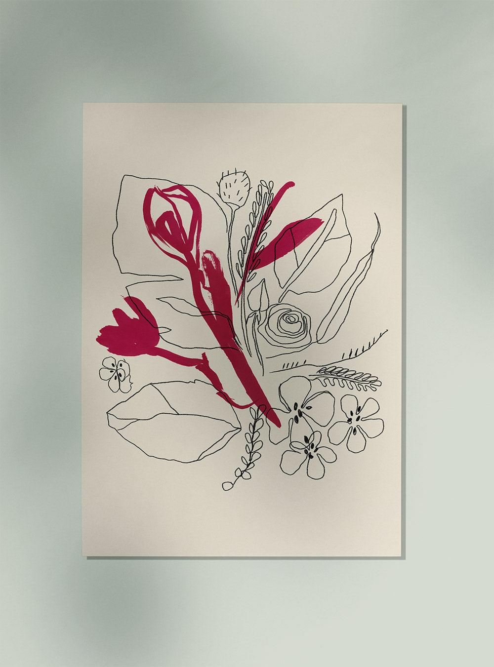Bouquet Magenta and Black