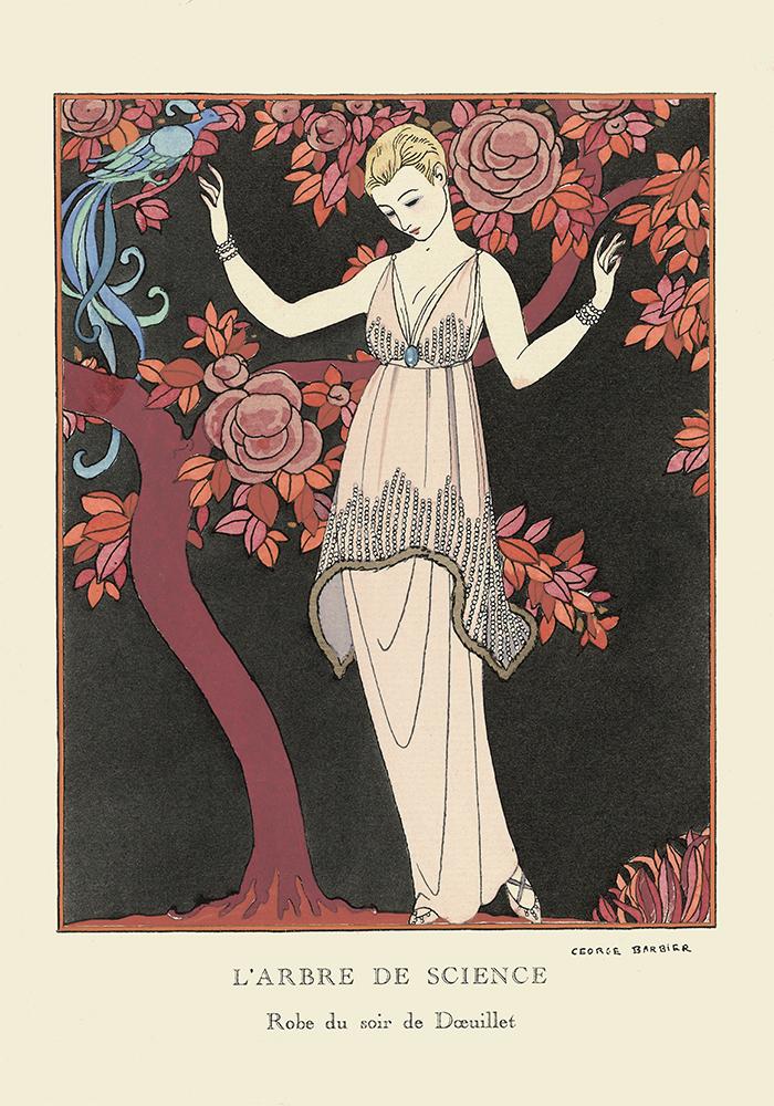 L'Arbre de Science Vintage Fashion Illustration Poster by George Barbier